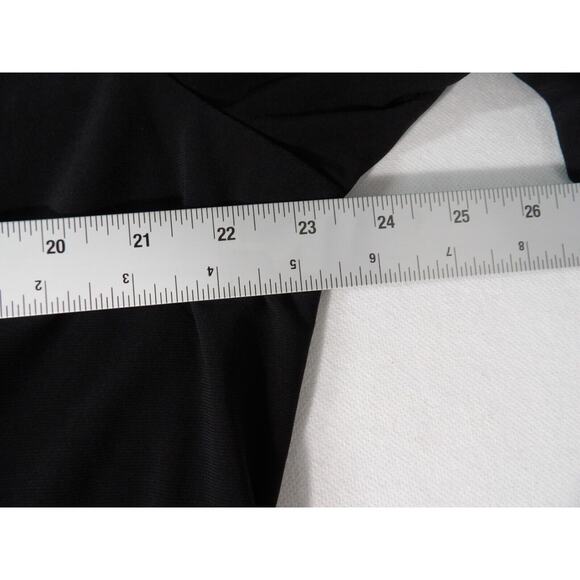 Nikki Poulous 1X Cropped Cardigan Reversible Black Abstract Shawl Cover Up - Picture 8 of 9